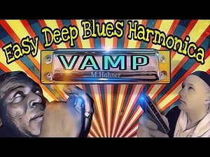 Easy Deep Blues Harp Vamp 🐺