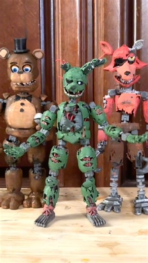 My Fnaf customs #actionfigure #fnaf #3dprinted #custom