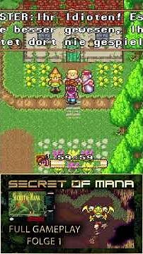Secret of Mana 2025 Folge 2 - Full Gameplay German/Deutsch - Super Nintendo Classic Serie
