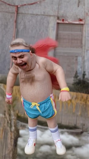 HOW DID HE GET UP THERE 😭