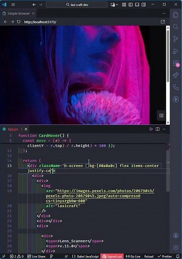 30 Days of Code - Day 11: card hover with React #codingchallenge #coding #javascript #reactjs