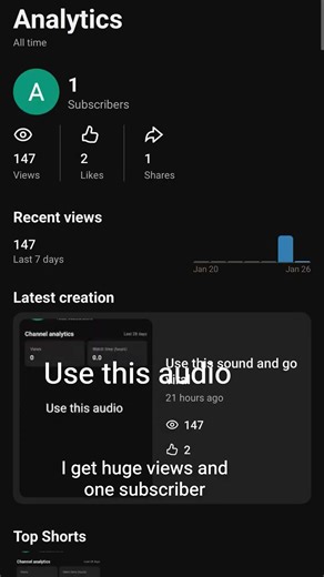 Believe me use this audio