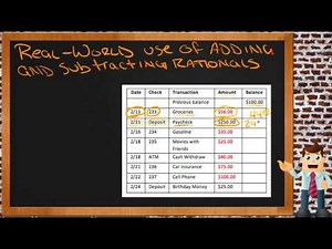 Solving Real-World Problems with Addition and Subtraction: An Application (Algebra I)