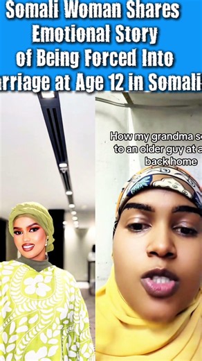 Somali Woman Shares Emotional Story of Being Forced Into Marriage at Age 12 in Somalia