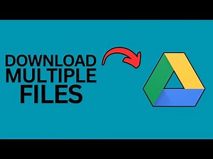 How to Download Multiple Files in Google Drive?