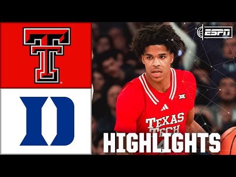 Texas Tech Red Raiders vs. Duke Blue Devils | Full Game Highlights | ESPN College Basketball
