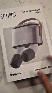 Sothing Shoe Dryer Review – Fast Drying & Ozone Deodorizing!