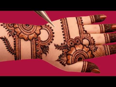 New beautiful stylish & trending mehndi design | so easy simple mehndi | mehandi ke design