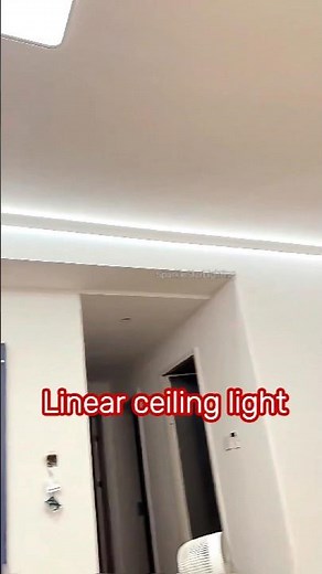 Linear ceiling light. Interior lighting solutions favored by designers#lamp #light #led #lighting