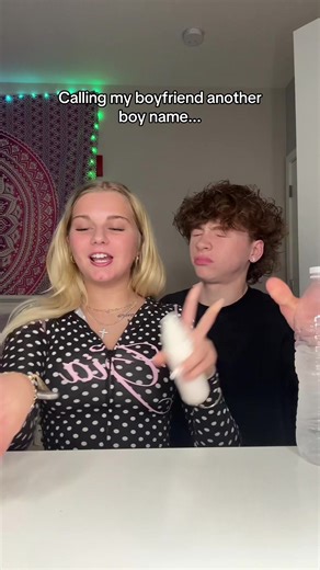 this took a turn… #myman #prank #relationship #giadaryann #foryou | calling my bf a different name