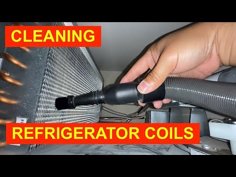 HOW TO CLEAN REFRIGERATOR CONDENSER COIL for Subzero (almost same for most refrigerator)