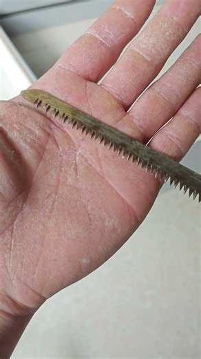 The door frame notch is cut this way, much safer.