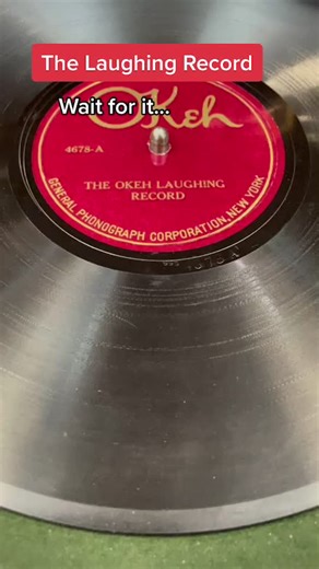 1920 Okeh Laughing Record #novelty #comedy #78rpm #cornet #laugh #1920s