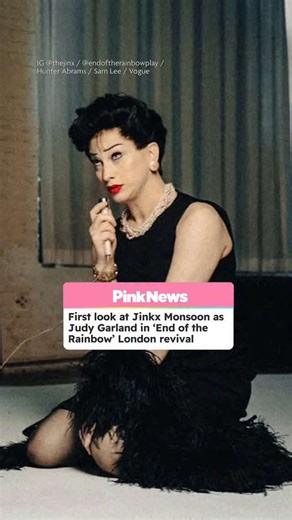 RuPaul's Jinkx Monsoon transforms into Judy Garland for London stage revival