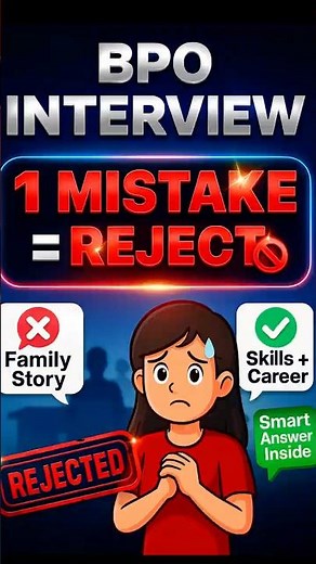 BPO Interview question and answer for fresher #interviewpreparation #job #interviewtips #viral