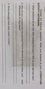 Answer the following questions. Write your answers in your LITE... | Filo