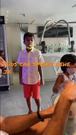 Prof of kid smoking