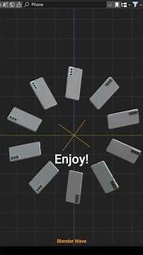 Smooth circular array animation in Blender #blender #blendertutorial #blendertips