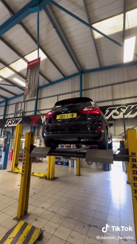 Custom exhaust for this Ford Fiesta EcoBoost… much better! 🔊 #fyp #exhaustsystem #exhaustsound #fordfiesta #mechanic