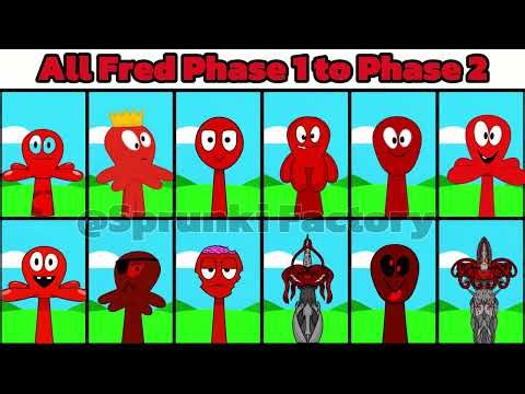 Sprunki OC : All Fred.(From Pocoyo) Phase 1 to Phase 2