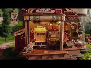 ROKR Christmas Dream Gift Factory Wooden Music Box EAB01