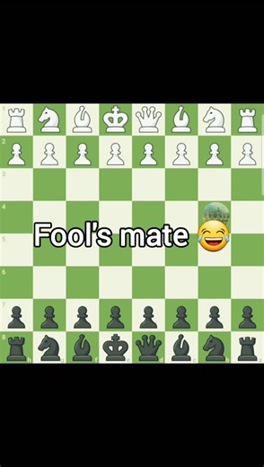 only 2 Move and It's checkmate!🤯 | Fool's Mate in Explained.#chess #shorts #chessgame