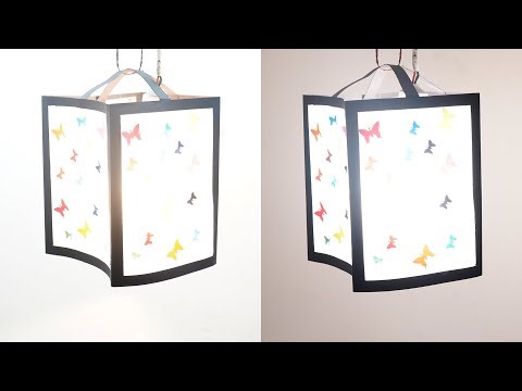 Easiest DIY Lantern | DIY Paper Lanterns | Diwali akashkandil #diy #diwali #craft #trending #lantern