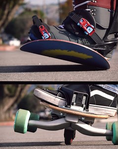 Snowboard the streets this summer with the new Freebord 5-X. Mimic the motion of a snowboard with the convinence of a skateboard. Preorder on Indiegogo in-demand on link below: https://igg.me/at/freebord | Freebord