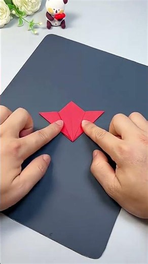Rainbow Origami, So Beautiful #Handmadediy #Kindergartenhandmade #Wasteutilization