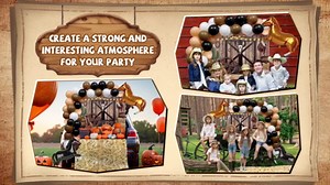 Halloween Trunk or Treat Car Decorations Kit Western Cowboy Theme Trunk or Treat Decorations Western Cowboy Backdrop Horse Balloons Straw Tablecover for Western Party Archway Garage Supplies