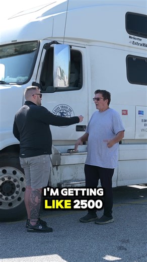 2500$ PAID OFF TRUCK 🇺🇸🚛💰🔥 #cdl #trucking #truckdriver #truckdriverjobs #truckstop FOLLOW ME