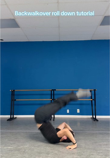Back Walkover Roll Down Tutorial for Beginners