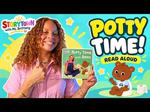 Potty Time with Bean by Ms. Rachel 🚽 Read Aloud for Toddlers | Ms. Brittany