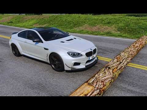 Car vs Fallen Tree – Can It Break Through?