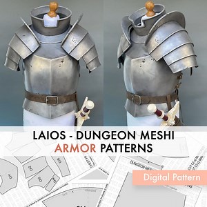 Laios ARMOR From Dungeon Meshi - PATTERN Cosplay Foam Armor - Etsy