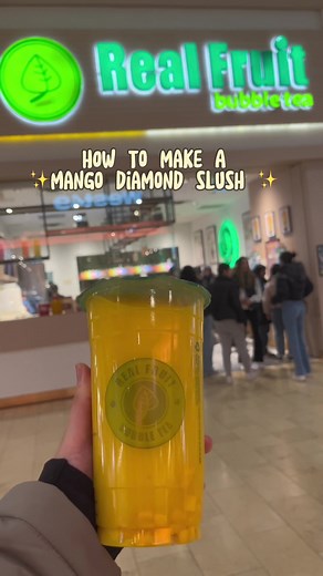 Real Fruit Mango Diamond Slush Recipe | Refreshing Mango Slushie