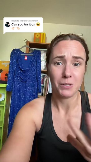 Thrift Store Dress Fitting Fail - Hilarious TikTok Moment