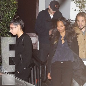 Mila Kunis and Ashton Kutcher Go on a Casual Double Date With Celebrity Friends Zoe Saldana and Husband Marco Perego