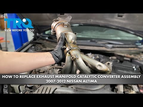 How to Replace Exhaust Manifold Catalytic Converter Assembly 2007-2012 Nissan Altima