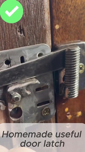 10K views · 146 reactions | Simple creative idea with making useful 2 door latch sliding lock ! . . . #diy #homemade #creative #handmade #diyideas #reelsfacebook #fbreelsfypシ゚viralシ #videoviralシ #reelsfypシ | Share knowledge with me | Facebook