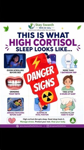 9 Sleep Signs That May Be Linked to Chronic Stress | Improve Sleep Naturally | Doctor Explained
