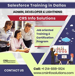 Salesforce certification course Dallas | Admin, Developer and Lightning classes | 100% Money-back Guarantee