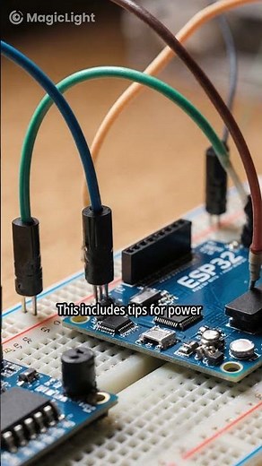 How to Connect ESP32 to Breadboard #esp32 #tech #iot