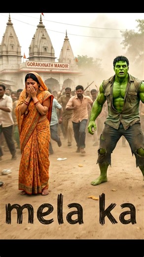 मेले में बिछड़ गया Hulk 😭 पत्नी की तलाश में टूट गया दिल 💔 | Emotional Story #hulk #emotional #shorts