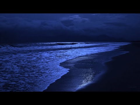 🌙 Fall Asleep Instantly | Gentle Ocean Waves at Night for Deep Sleep & Relaxation