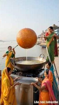 GIANT GULAB JAMUN on Ganga River! Hyper-Realistic Digital Women Talking 🔥