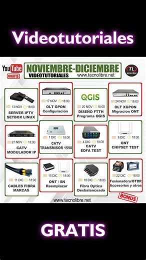 #videotutoriales #gratis