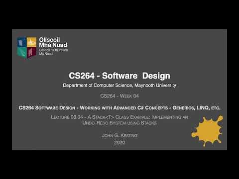 Lesson 08.04 - A Stack Class Example: Implementing an Undo-Redo System using Stacks
