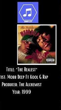 Sample from classic Mobb Deep Ft Kool G Rap song - The Realest