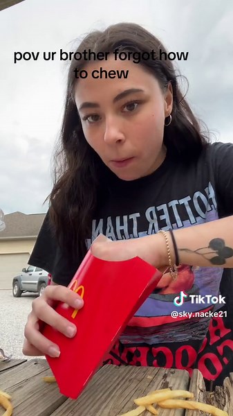 Hilarious McDonald's Food Challenge with Little Brother